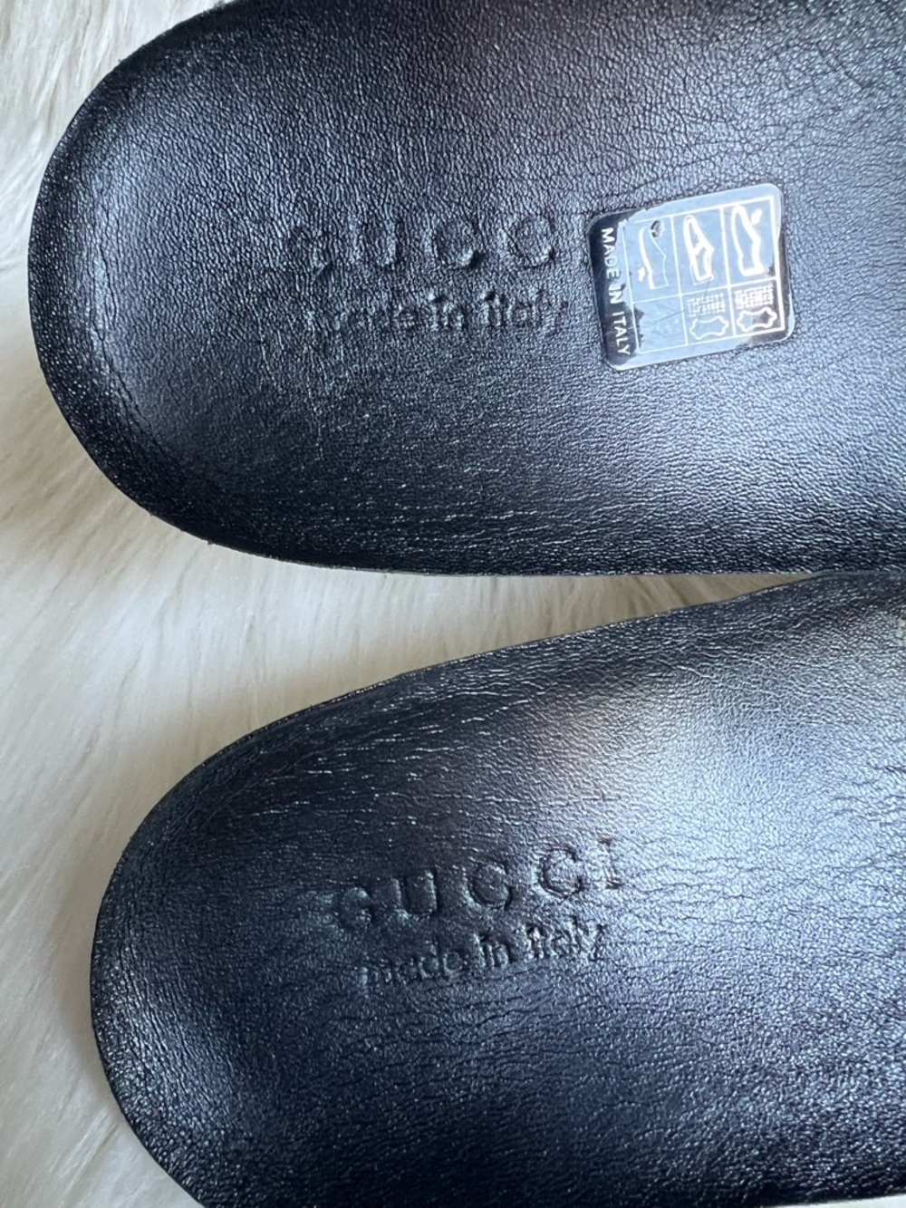 GUCCI Men's Shoes Sz 9.5 G Black Monogram GG Monogram Sneakers Designer Italy - Picture 8 of 17